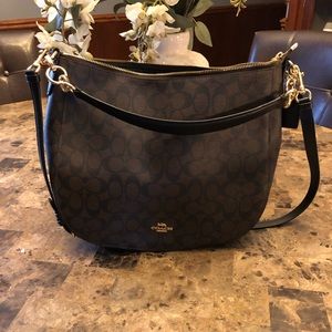 COACH brown signature bag